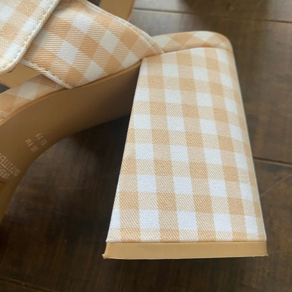 Urban outfitters Rachel Gingham strappy platform heels - Picture 13 of 14